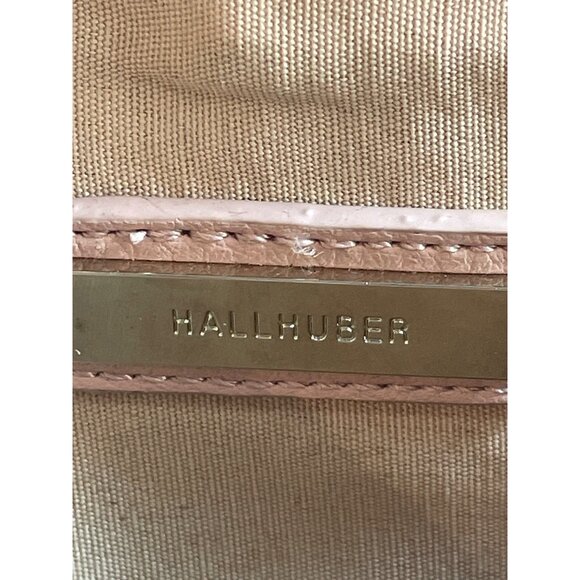 Hallhuber Women's Pink With Chain Strap Vegan Leather Elegant Evening Clutch Sz - Picture 4 of 12